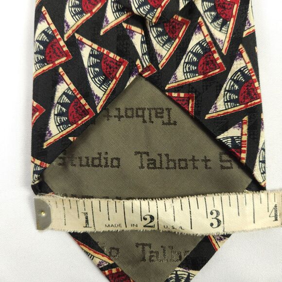 2 Robert Talbott Best of Class & Studio Geometric Silk Ties Made in the USA - Picture 7 of 7